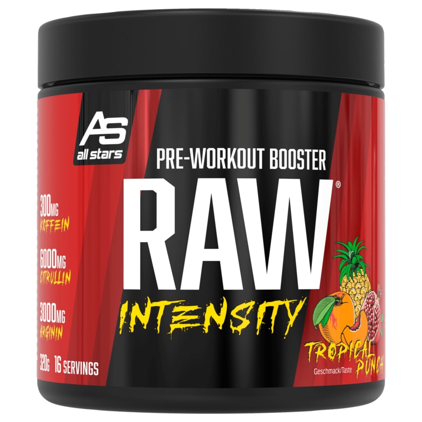 All Stars Pre-Workout Booster Raw Tropcial Punch 402g